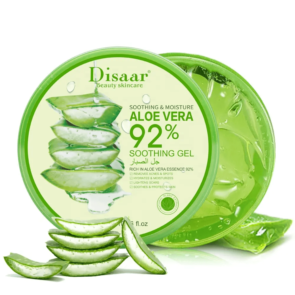 Disaar Aloe Vera Gel 92% Soothing & Moisturizing Gel - 300ml