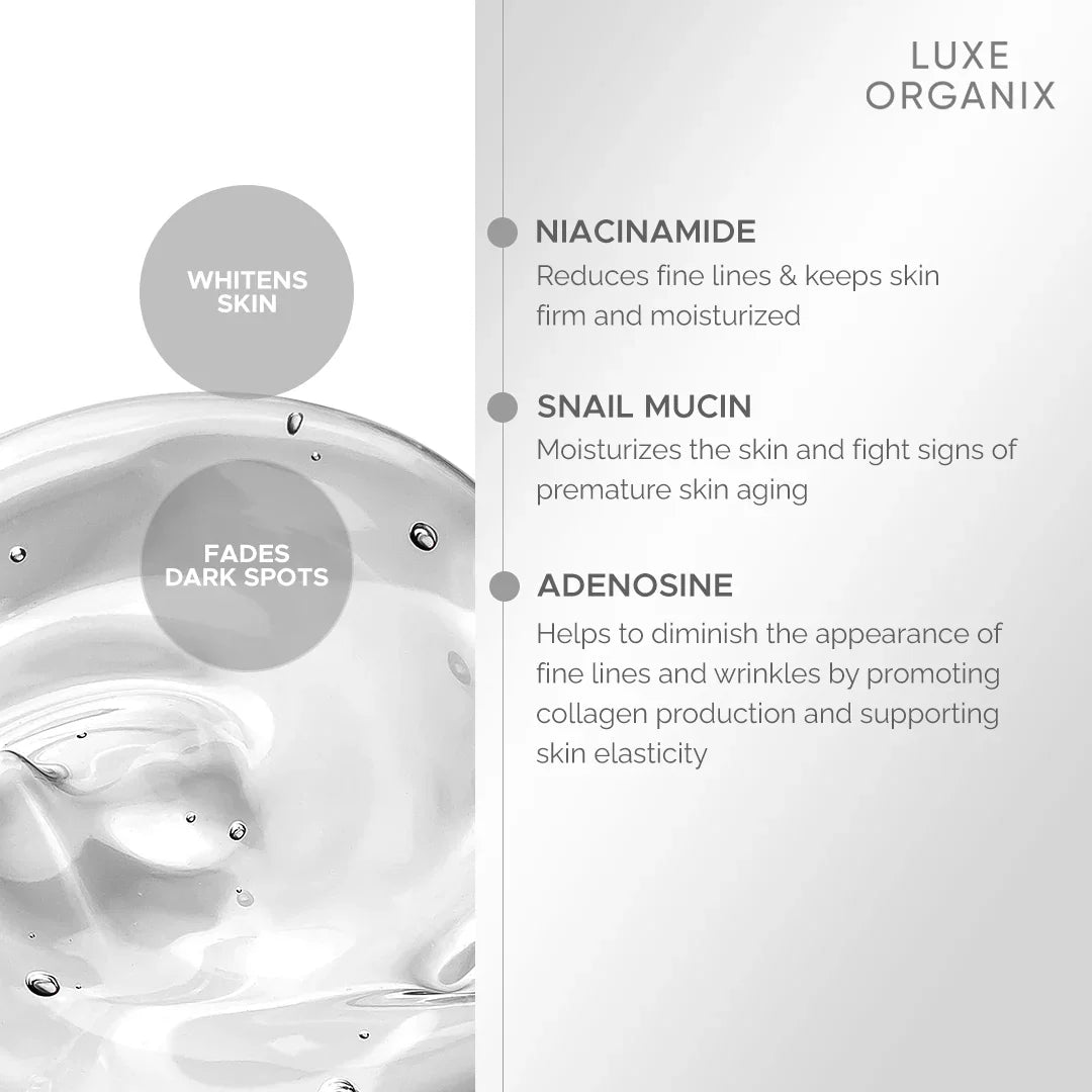 Luxe Organix Brightening Repair Ultra Light Glow Moisturizer - 80ml