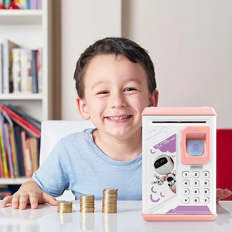 Robot Bodyguard Fingerprint Piggy Bank - 906R