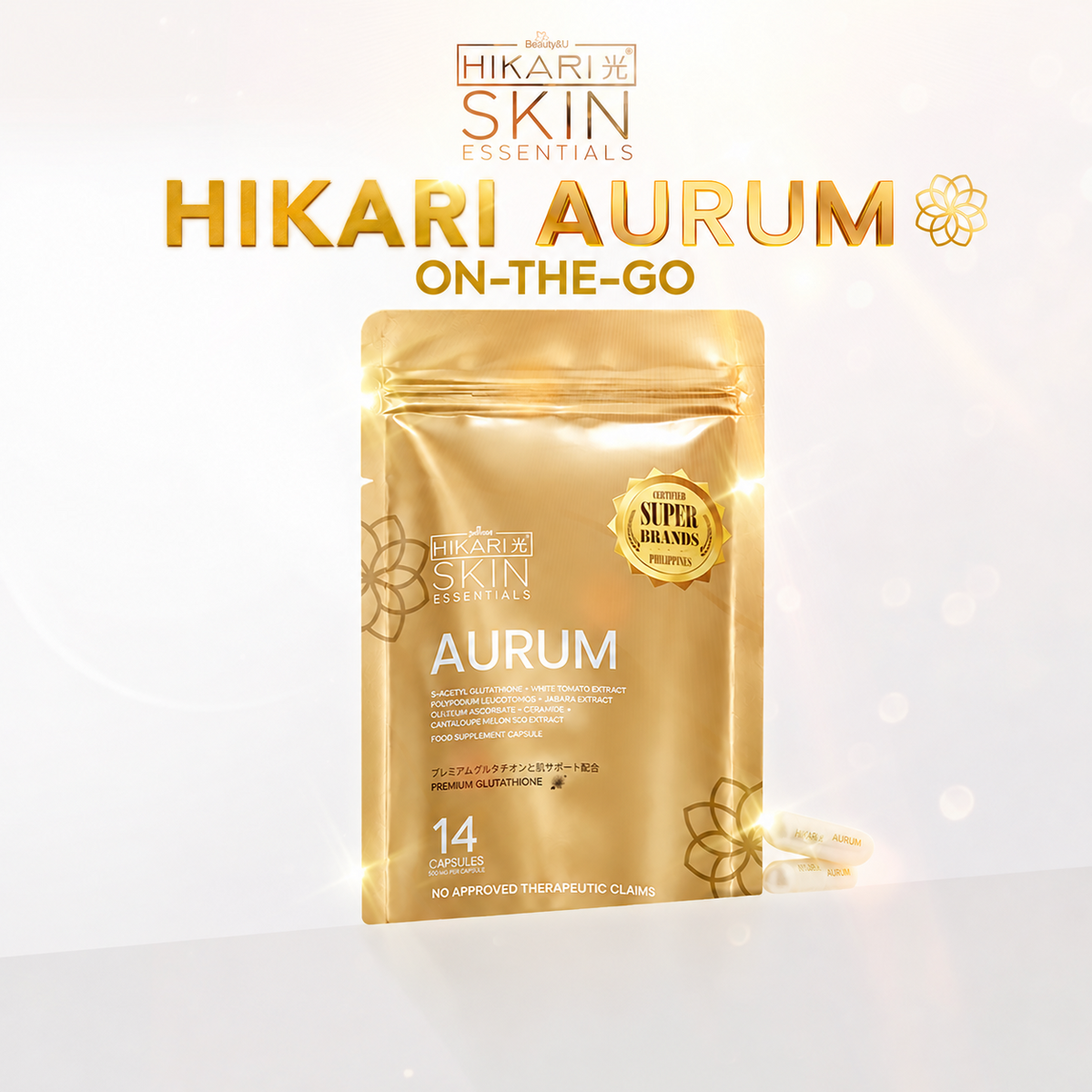 Hikari Aurum S-Acetyl Glutathione - 14s