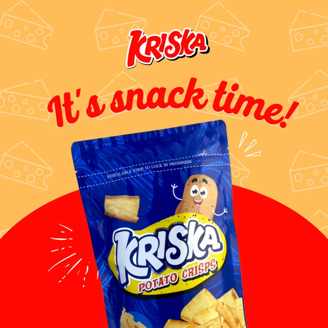 Kriska Potato Crisps Cheese Flavor - 100g