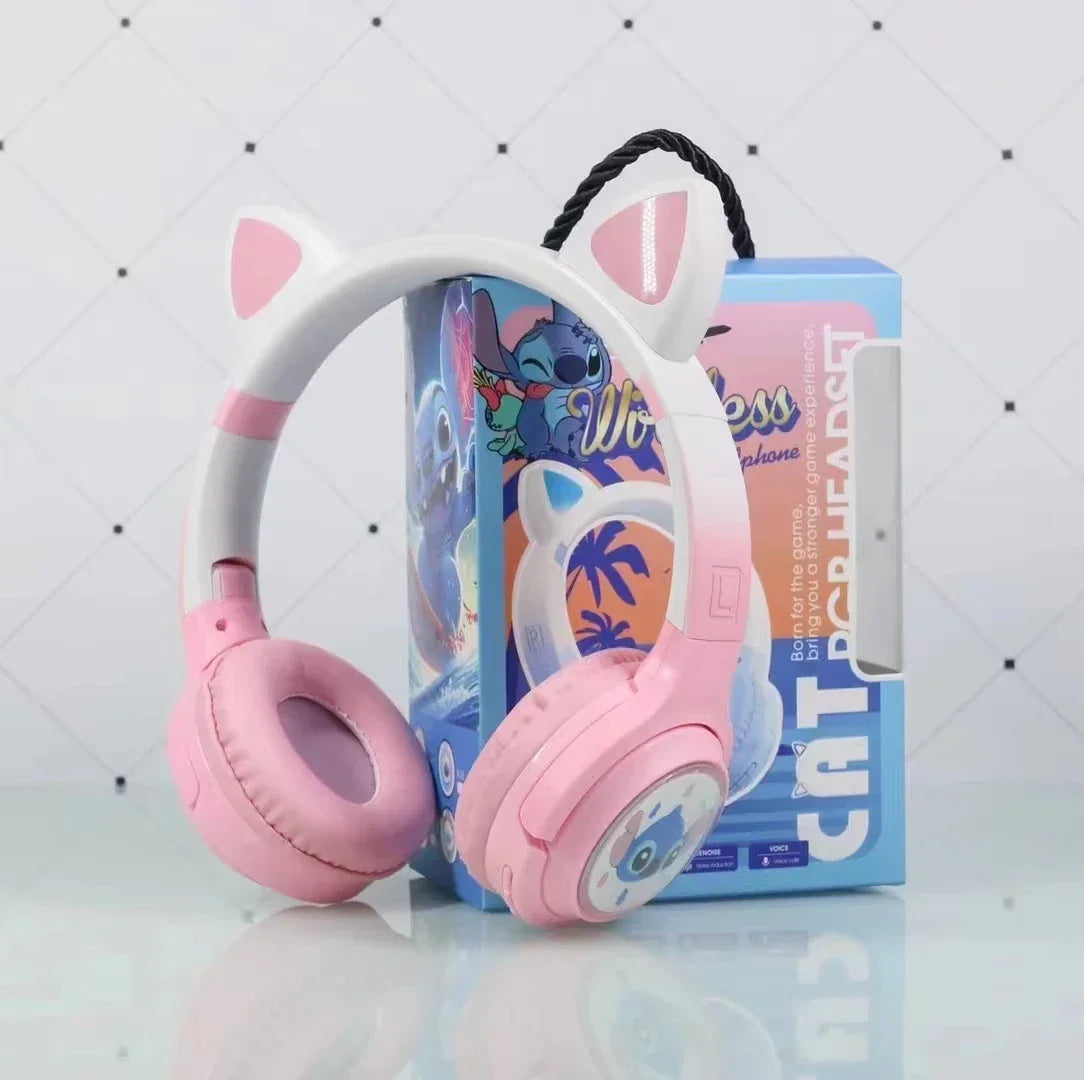 سماعة رأس لاسلكية RGB Light Cat XY-236