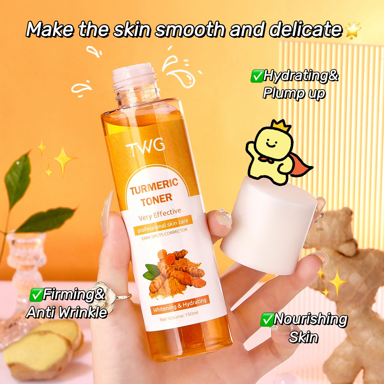 TWG Dark Spot Corrector Turmeric Toner - 150ml