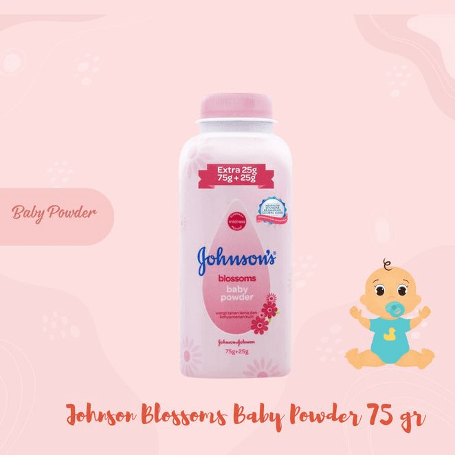Johnsons Baby Powder Blossoms 75g+25g