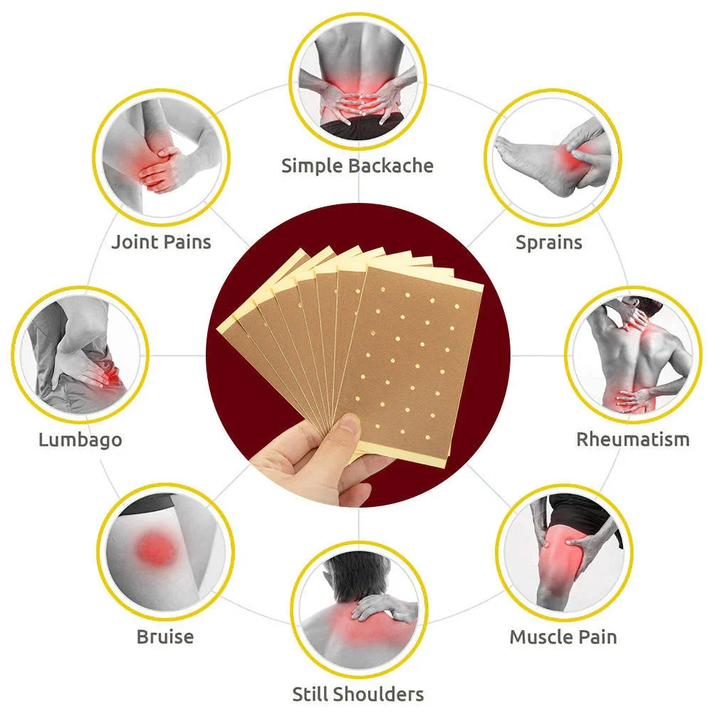 Sumifun Chinese Red Tiger Pain Relief Patch - 8Pcs