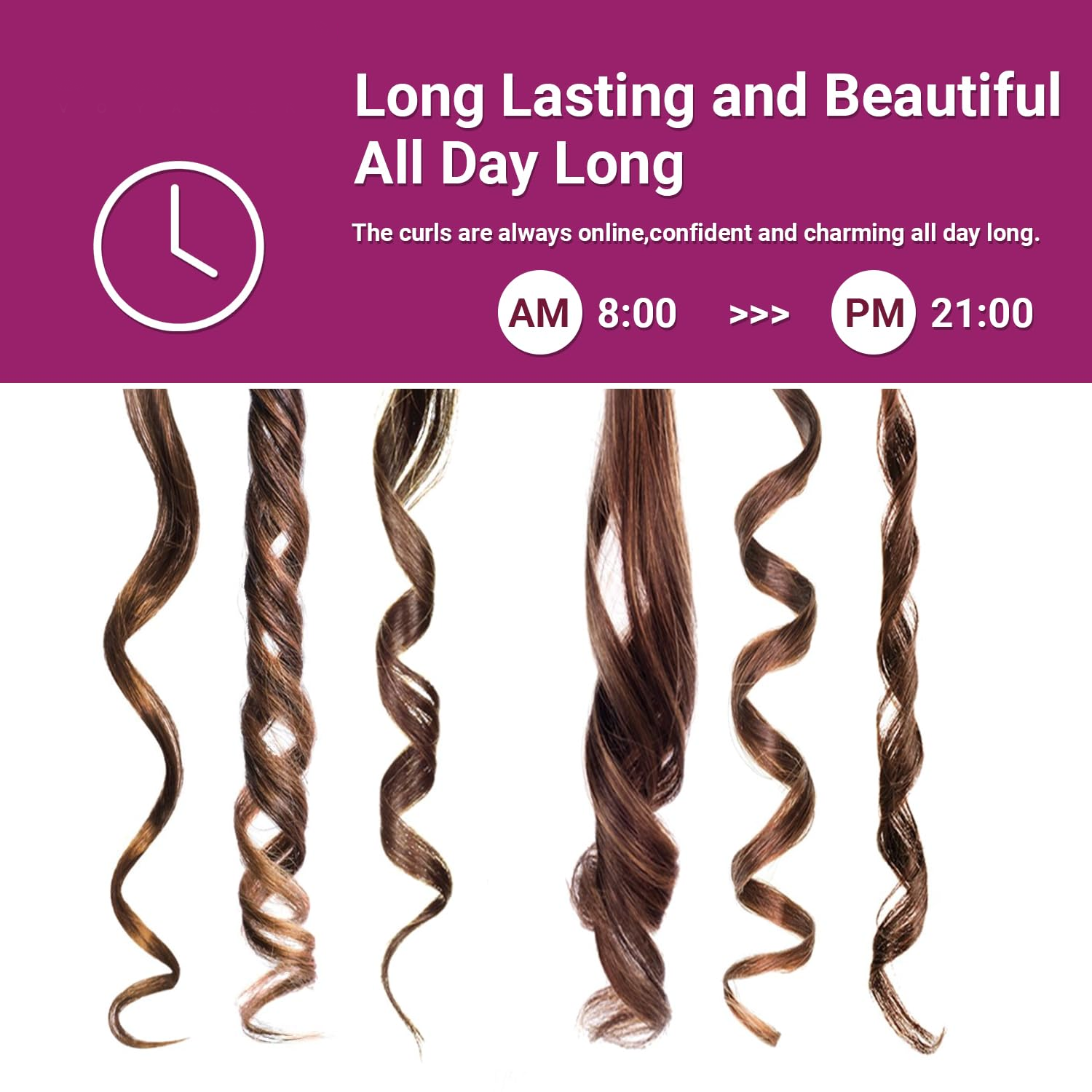 BaByverse Keratin Five-Barrel Hair Curler BA-427