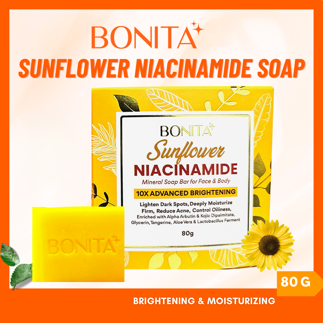 Bonita Sunflower Niacinamide Mineral Soap - 80g