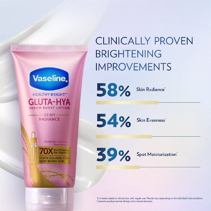 Vaseline Gluta-Hya Serum Burst Lotion Dewy Radiance 70X - 300ml