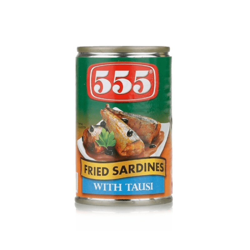 555 سردين طاووس مقلي 155 جرام