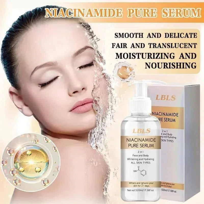 LBLS Niacinamide Pure Serum 2 in 1 Face & Body - 520g