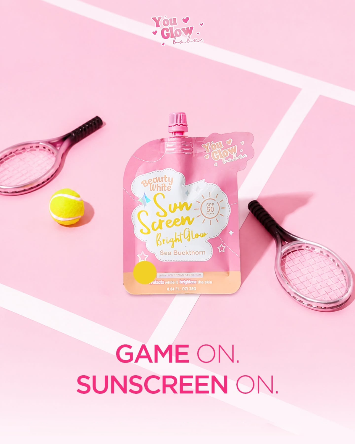 You Glow Babe Beauty White Sunscreen SPF50 PA+++ - 25g