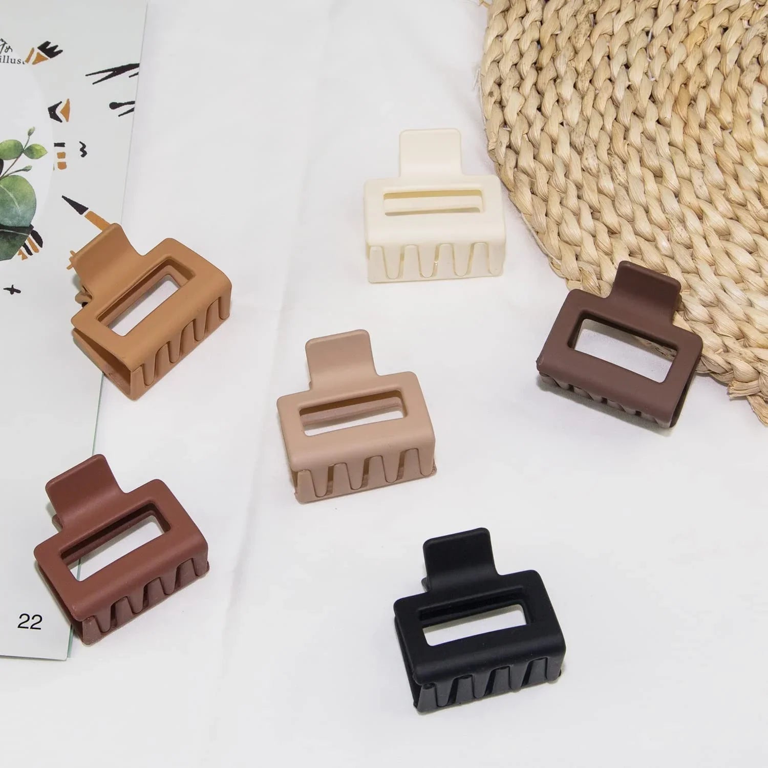 Unique Design Hair Claw Clips - 12 Pcs (KT-88B)