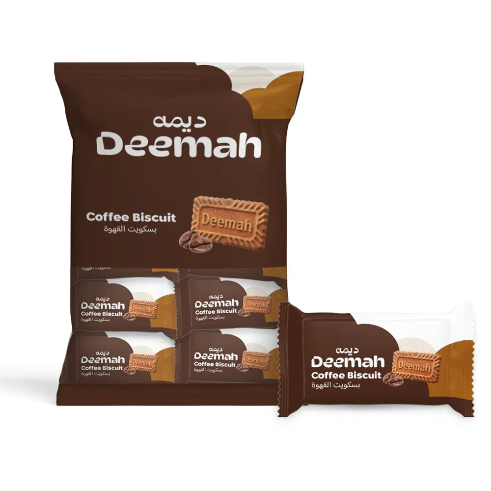 Deemah Coffee Biscuit - 45g × 12 Pcs