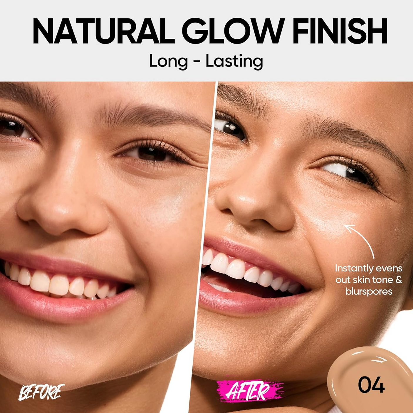 SKINTIFIC Cover Glow Perfect Cushion Foundation - 04 Beige