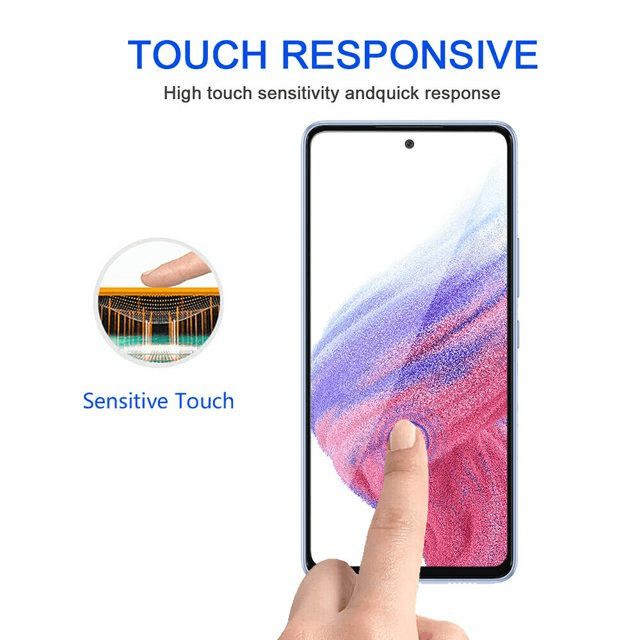 زجاج حماية أصلي لهاتف Samsung A73 HD