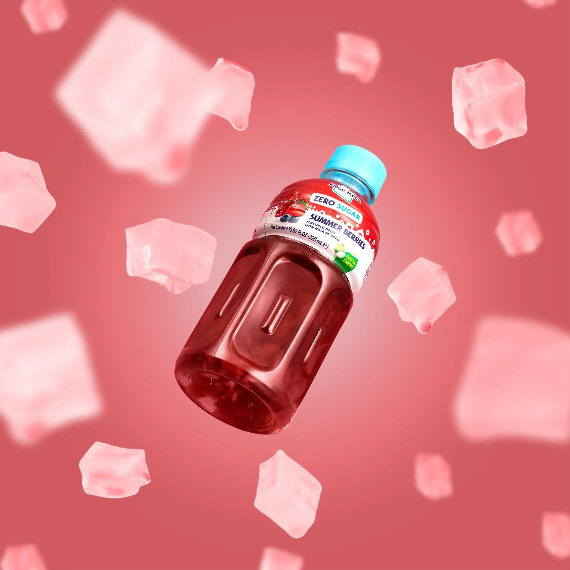 Mogu Mogu Zero Sugar Summer Berries With Nata De Coco - 320ml