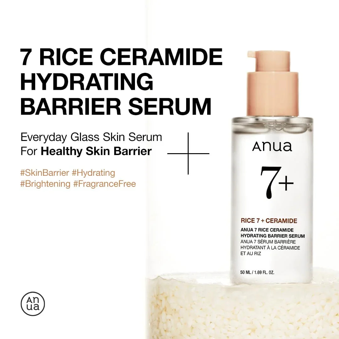 Anua 7+ Rice Ceramide Hydrating Barrier Serum - 50ml