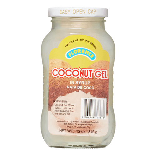Florence Coconut Gel In Syrup Nata De Coco - 340g
