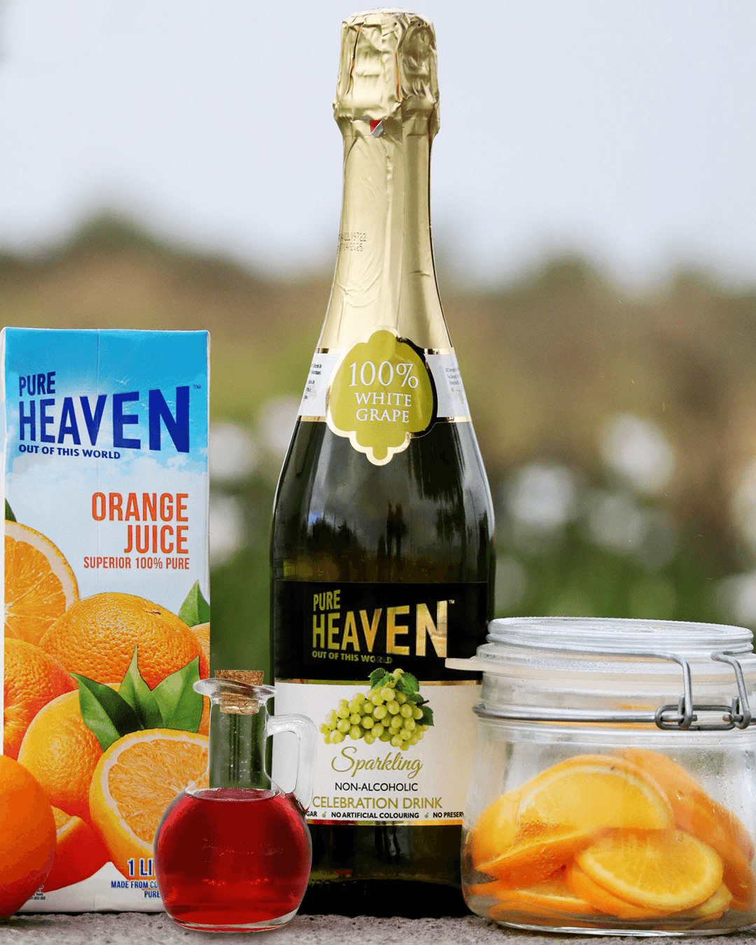 Pure Heaven White Grape Non-Alcoholic Celebration Drink - 750ml