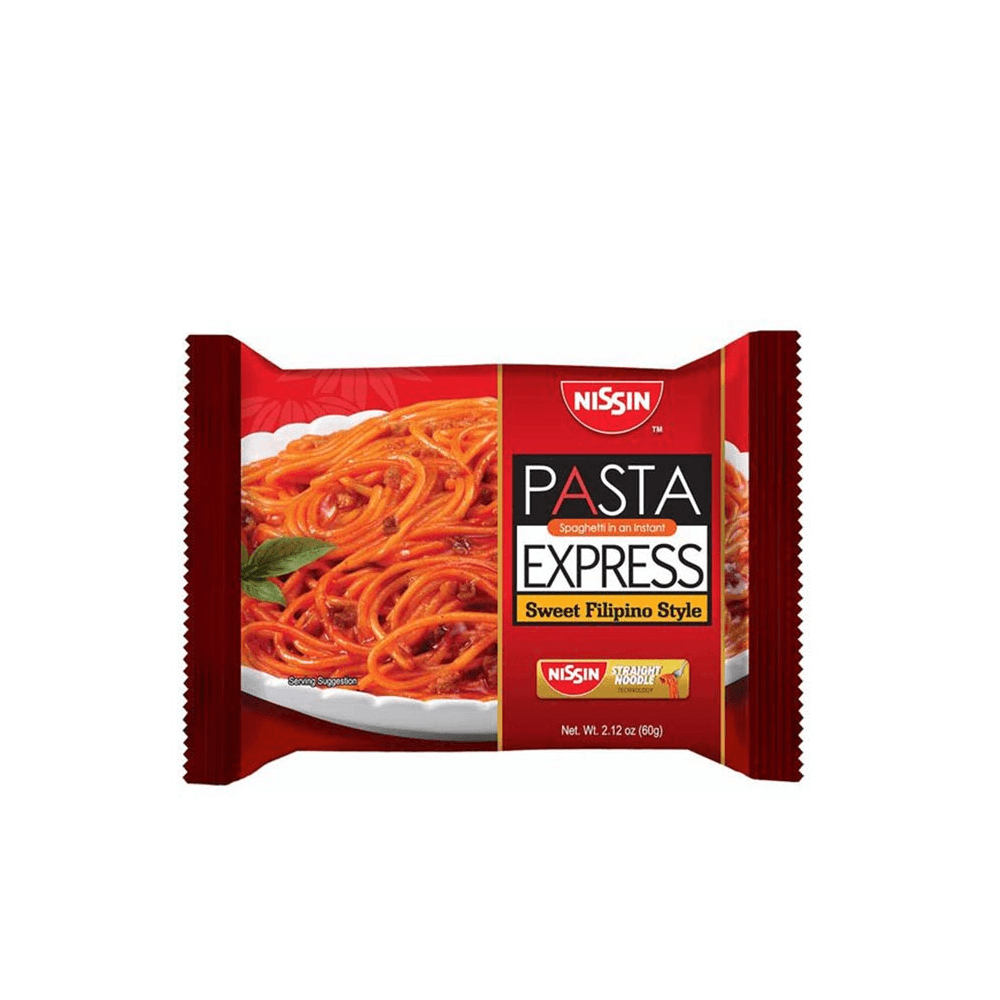 Nissin Pasta Express Spaghetti In An Instant Sweet Filipino Style - 60g