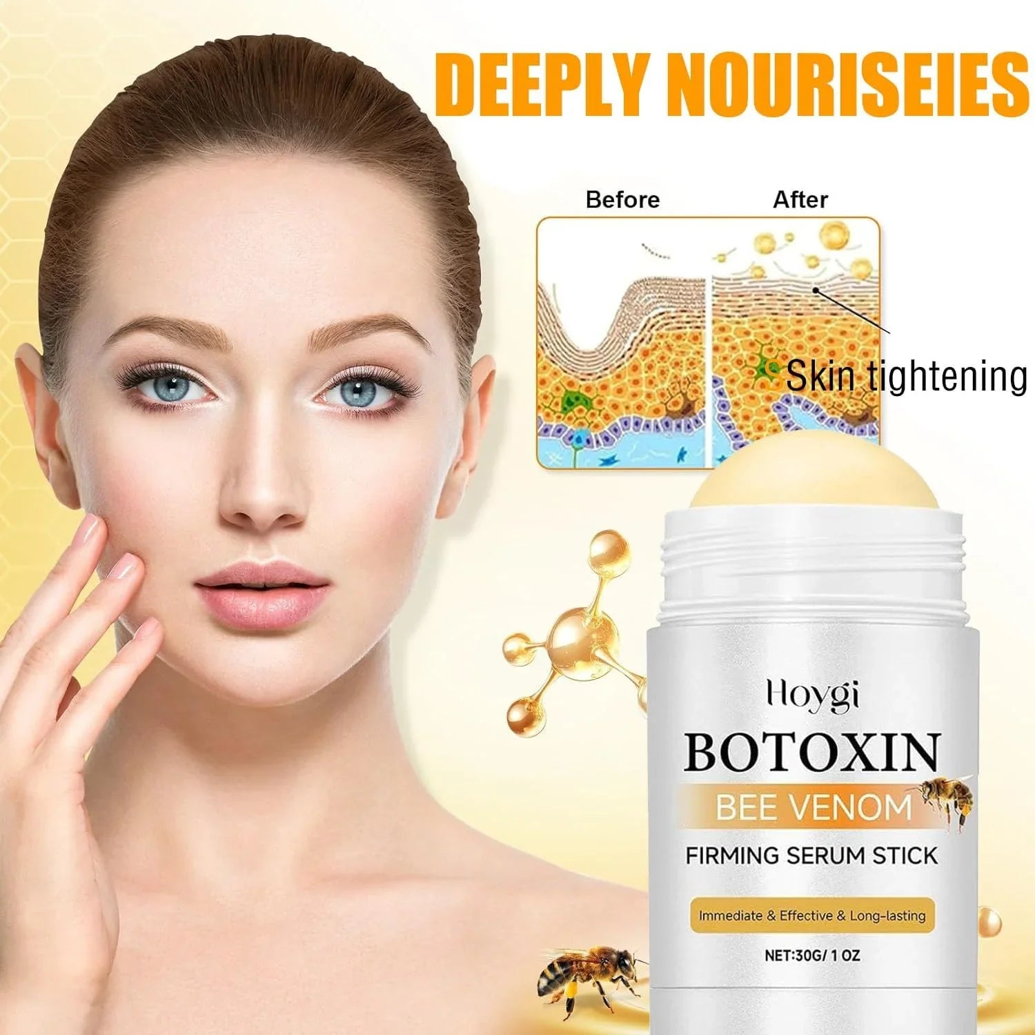 Hoygi Botoxin Bee Venom Firming Serum Stick - 30g