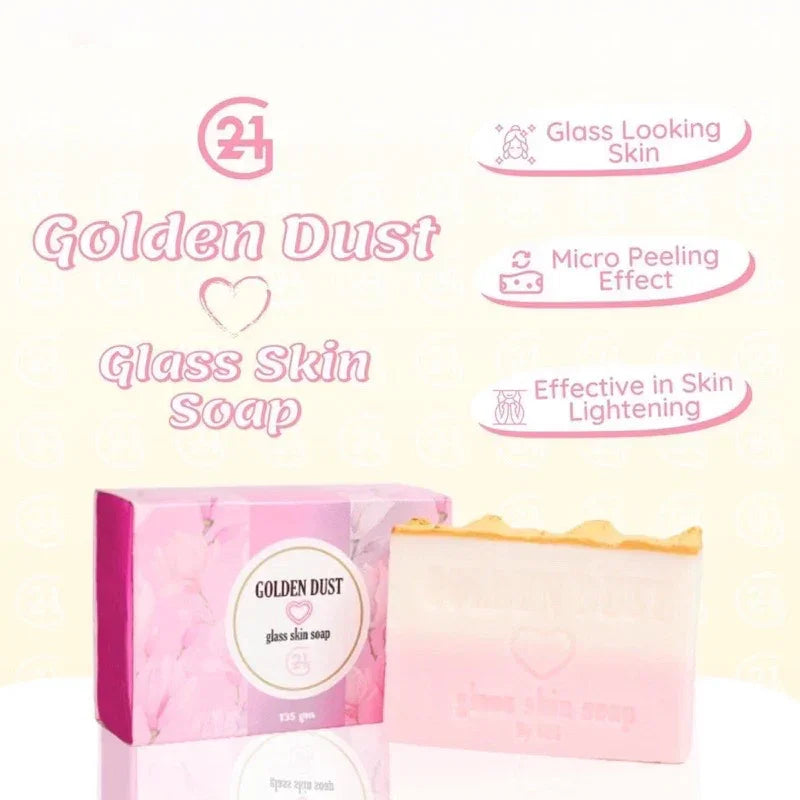 G21 Golden Dust Glass Skin Soap - 135g