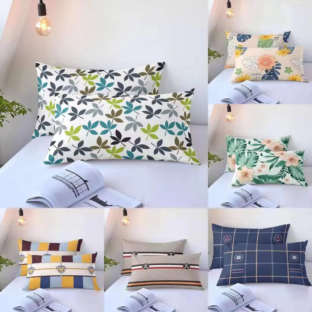Active Assorted Color Pillow Case Set (Pack Of 6) - 50 x 75CM
