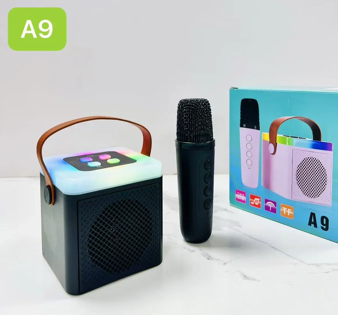 RGB Portable Karaoke Speaker With Microphone - A9