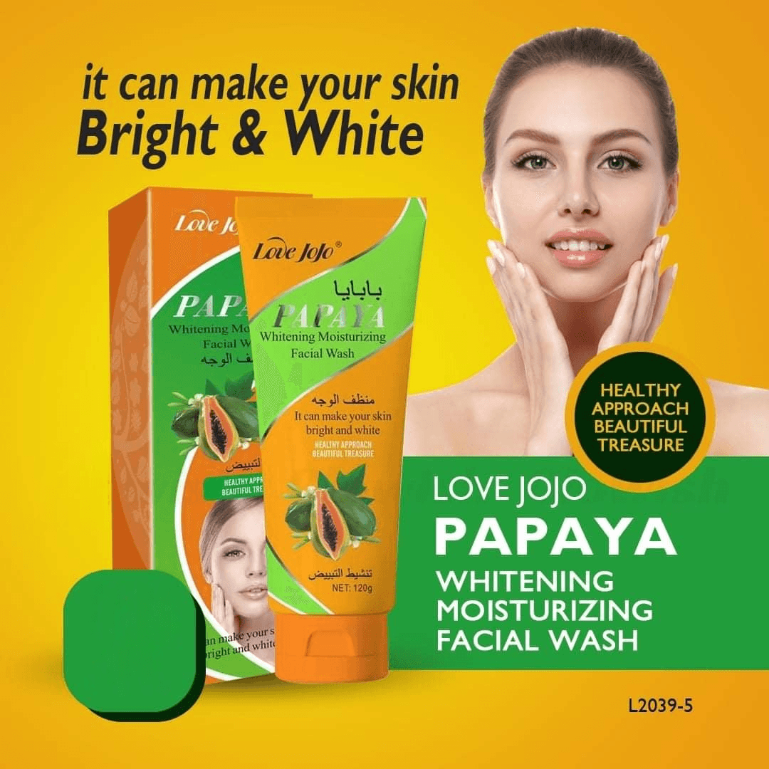 Love Jojo Papaya Brightening Moisturizing Facial Wash - 120g