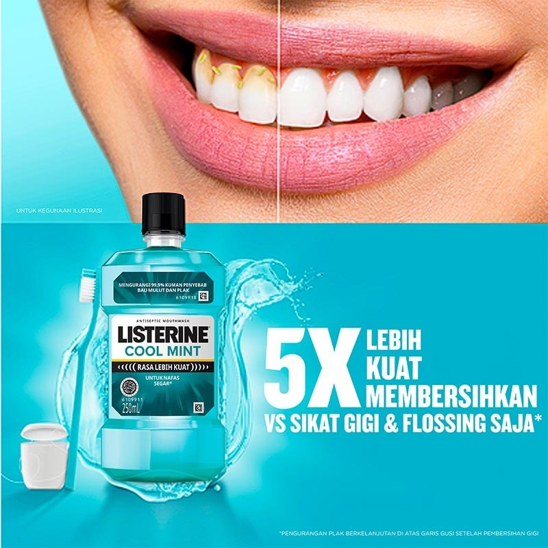 Listerine Mouthwash Cool Mint 500ml