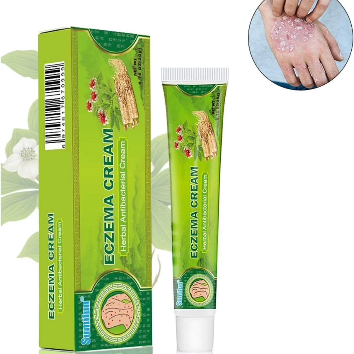Sumifun Eczema Herbal Antibacterial Cream - 20g – Pinoy Hyper Kuwait