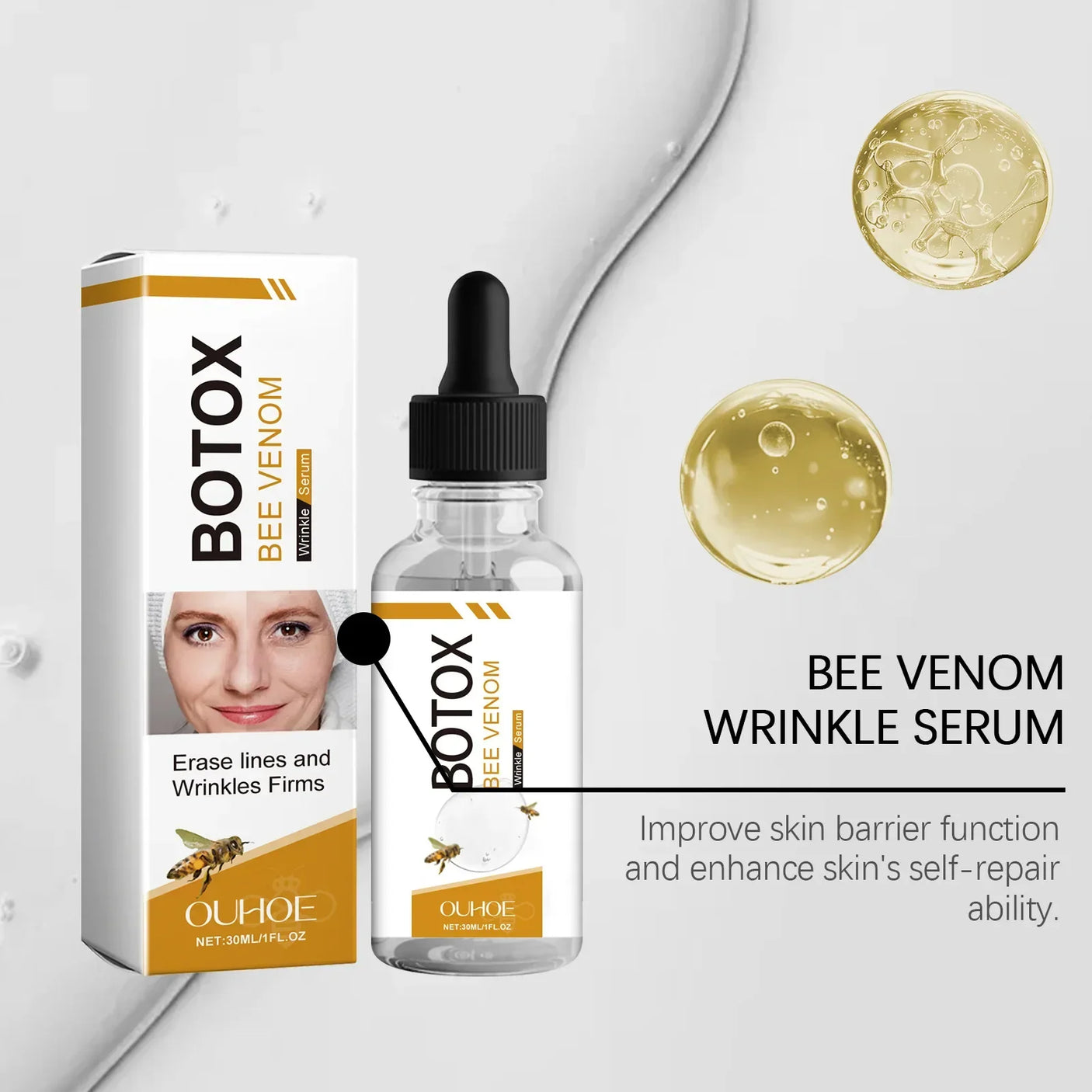 OUHOE Botox Bee Venom Wrinkle Serum - 30ml