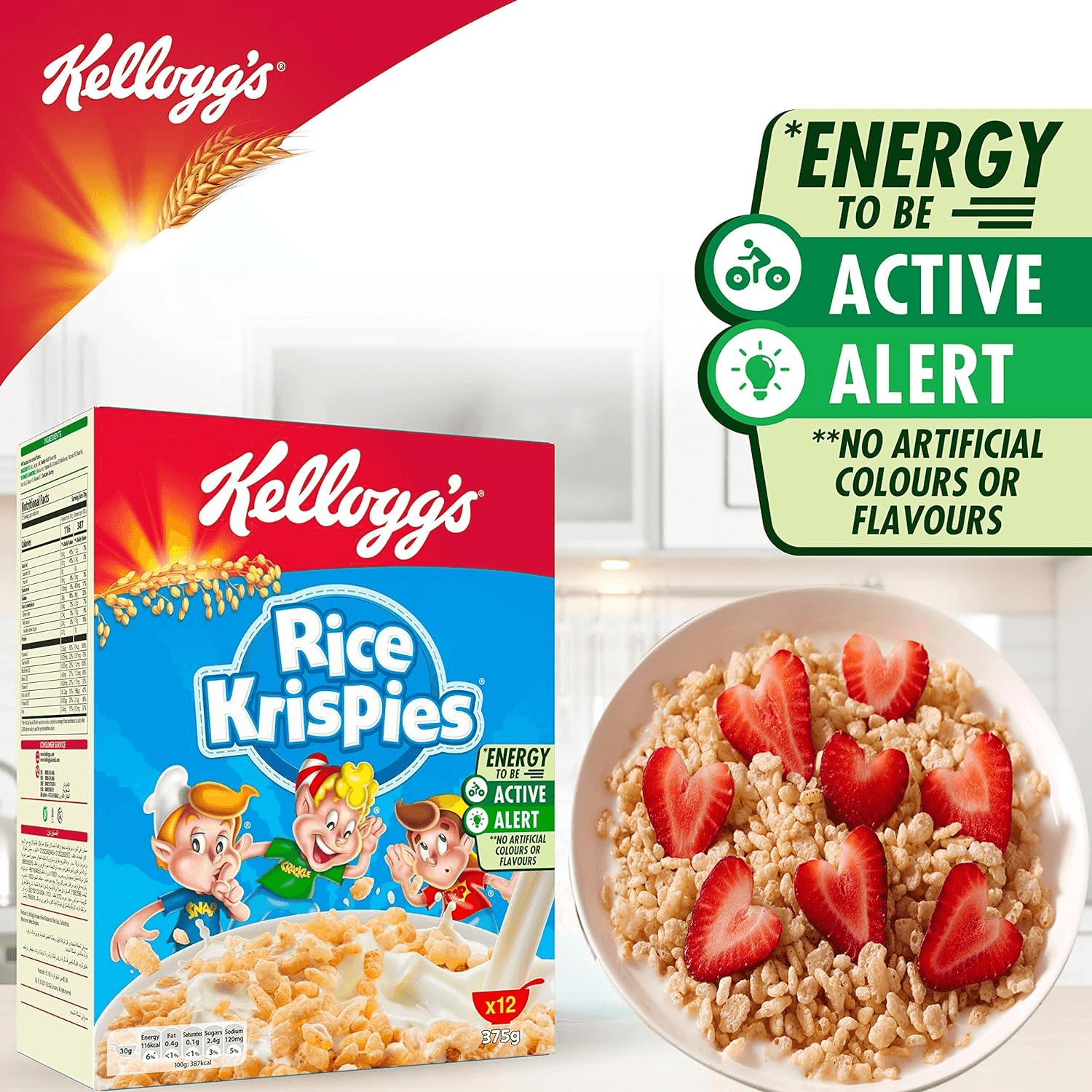 Kellogg's Rice Krispies Cereals - 375g