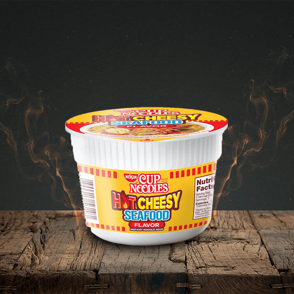 Nissin Cup Noodles Hot Cheesy Seafood - 50g
