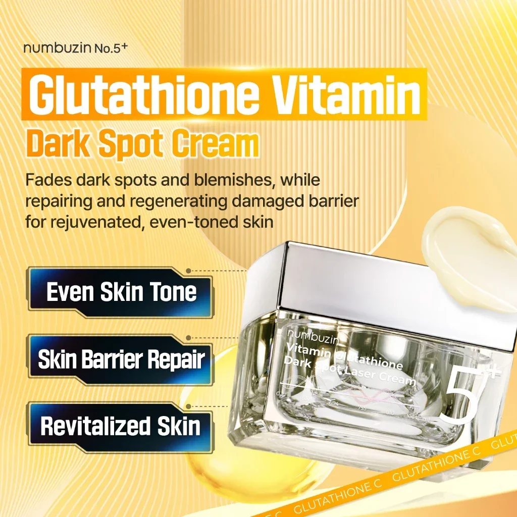 Numbuzin No.5 Vitamin Glutathione Dark Spot Laser Cream - 50ml