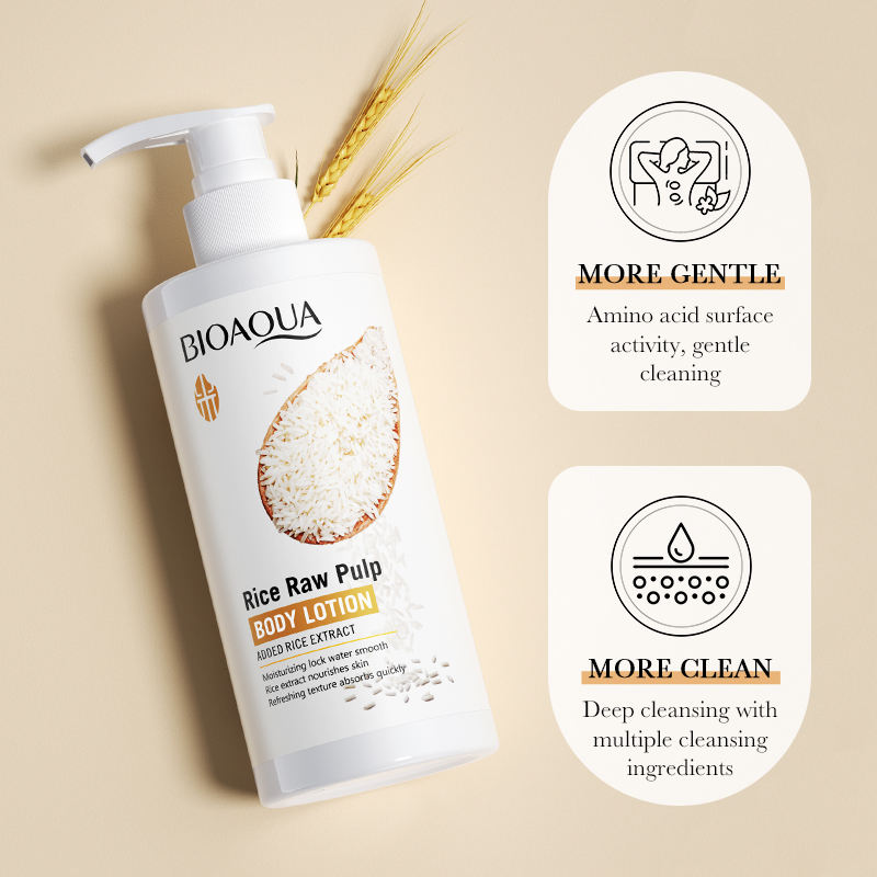 BIOAQUA Rice Raw Pulp Body Lotion - 250ml