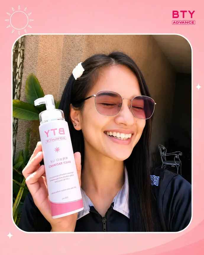 BTY Advance Daily Radiance Lotion SPF 45 For Face & Body - 250ml