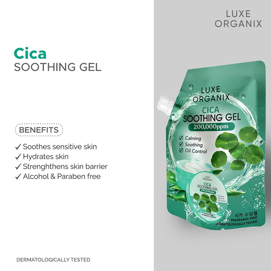 Luxe Organix Cica Soothing Gel - 100ml