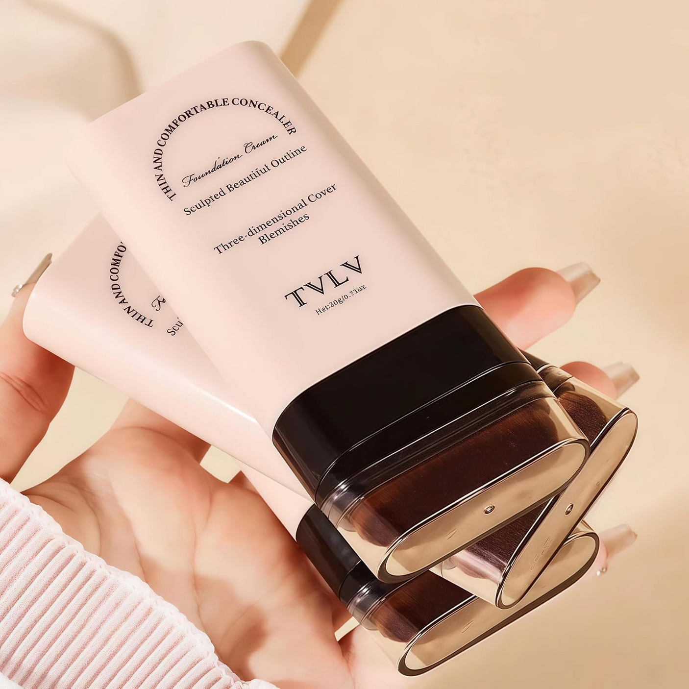 TVLV Thin Concealer & Foundation Cream Stick - 20g (Cream 01#)