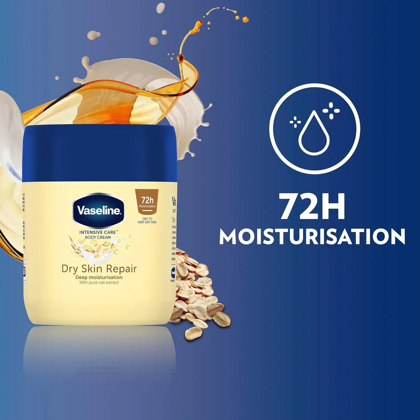 Vaseline Intensive Care Dry Skin Repair Body Cream - 400ml