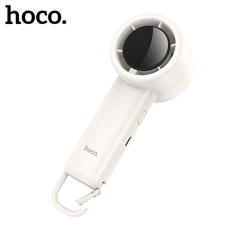 Hoco Portable Handheld Fan With LED Display - HX63