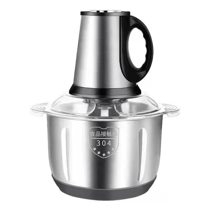 Food Processor Stainless Steel Meat Blender Food Chopper - 3L
