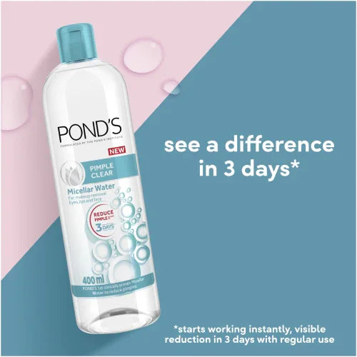 Pond's Pimple Clear Face Cleanser Micellar Water - 400ml