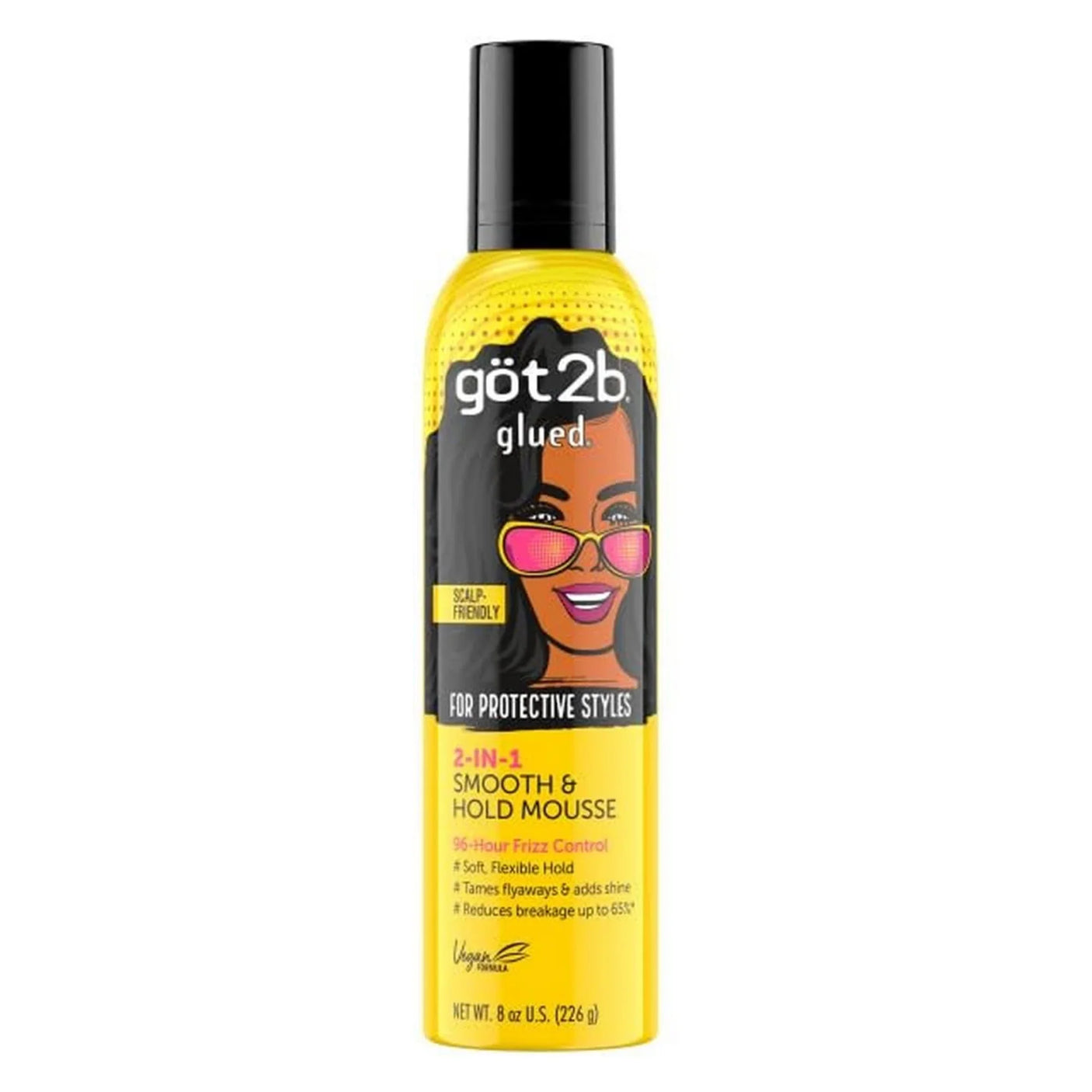 Got2b Glued 2 In 1 Smooth & Hold Mousse - 226g