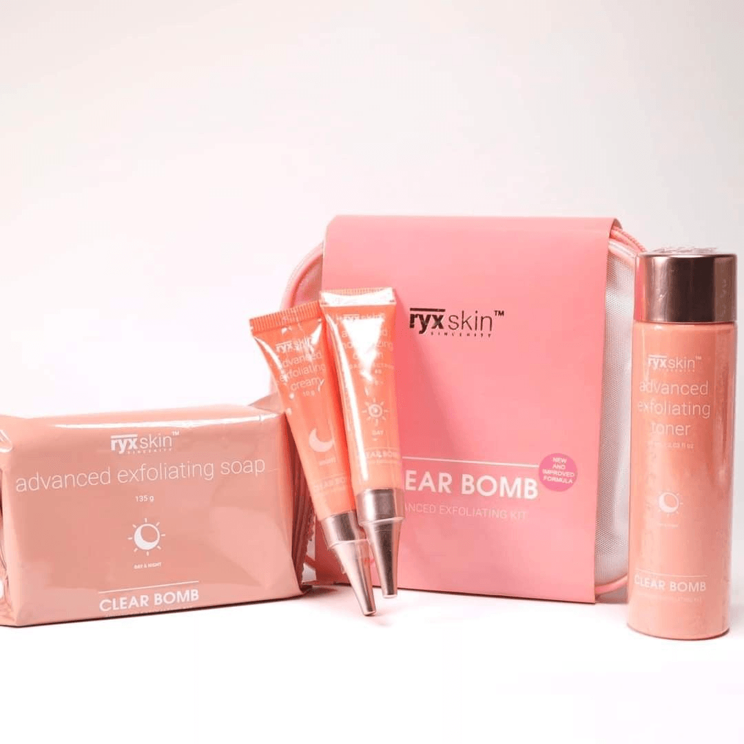 مجموعة التقشير المتقدمة Ryx Skin Clear Bomb