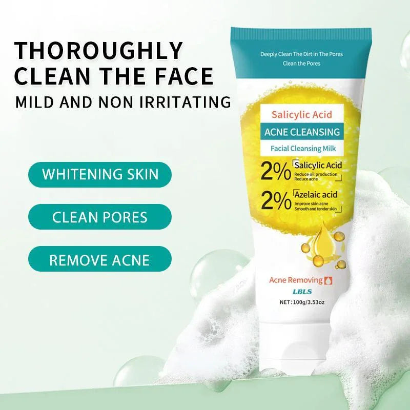 LBLS Salicylic Acid Acne Milk Facial Cleanser - 100g