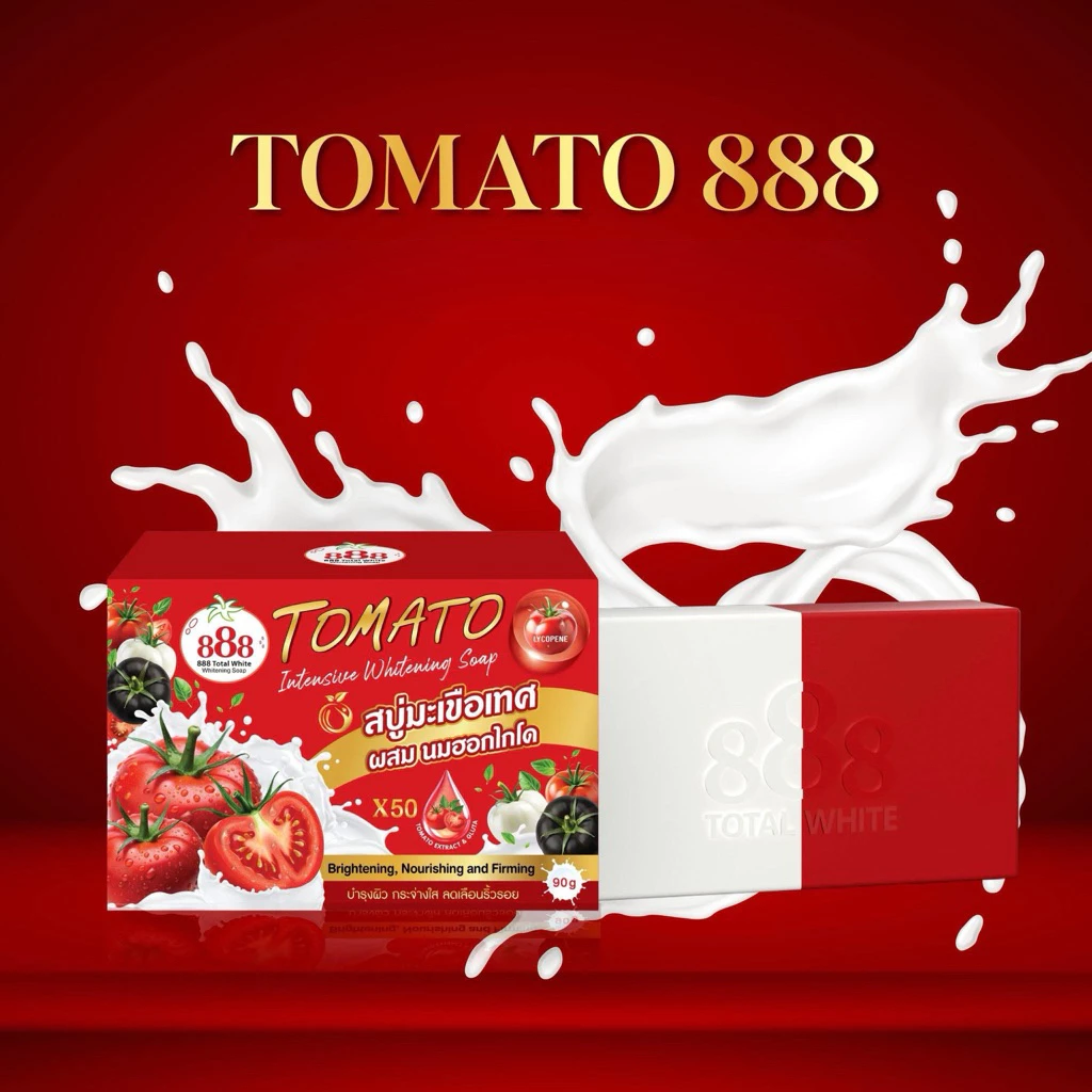 888 Total White Tomato Intensive Brightening Soap - 90g