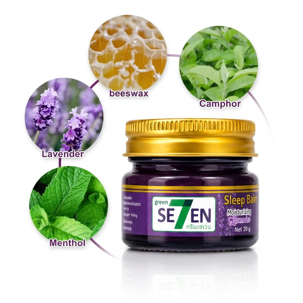 Green Seven Herbal Sleep Balm Calming Lavender - 20g
