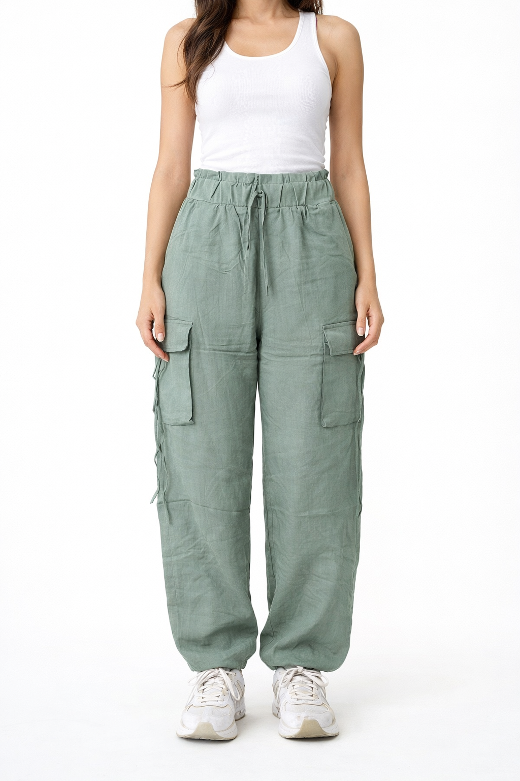 Women's Casual Cargo Pant SZW-965