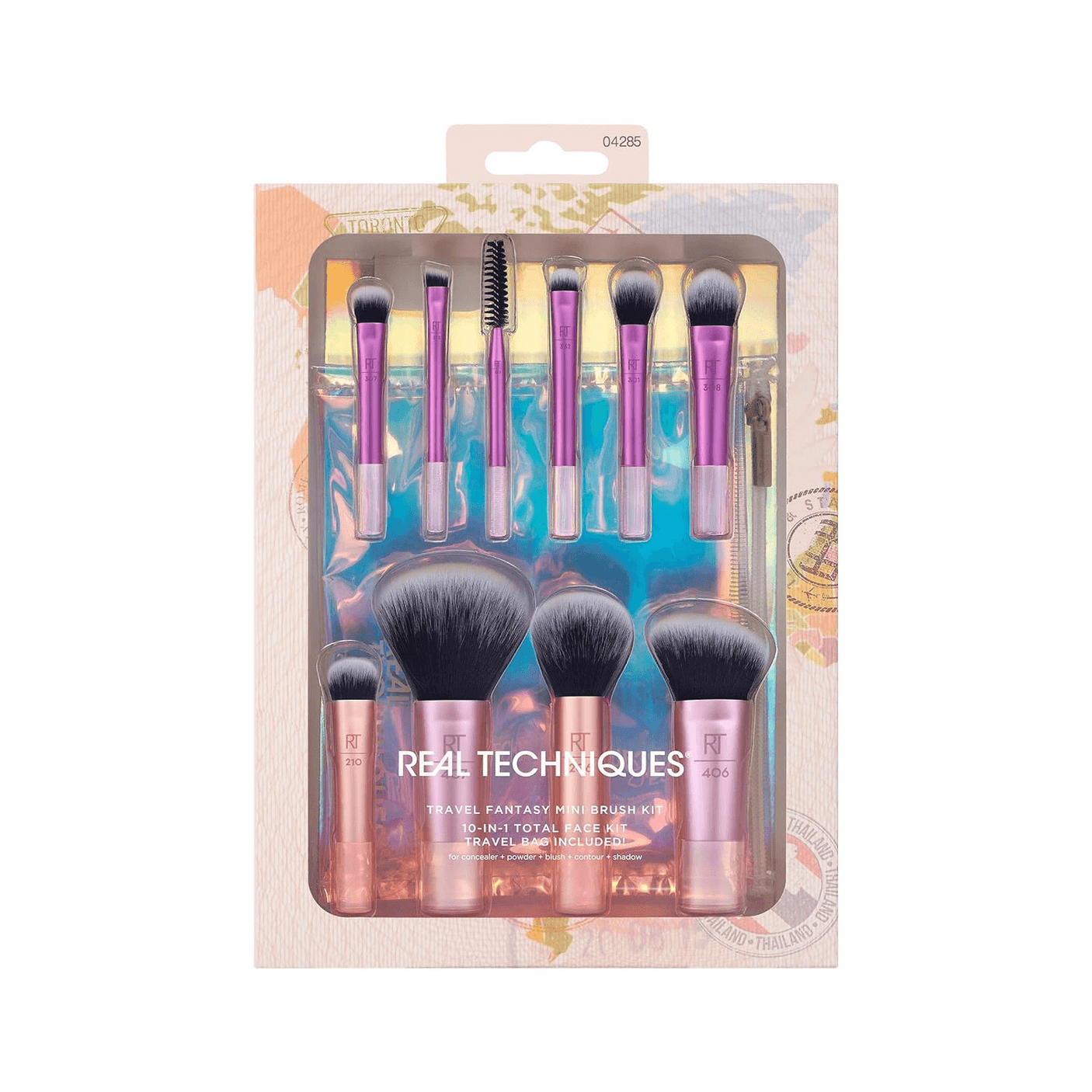 Real Techniques 10-IN-1 Travel Fantasy Mini Brush Kit - 04285